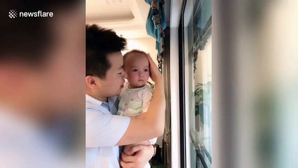 Chinese babies react dramatically after being tricked by parents