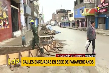 VMT: obras lucen inconclusas a pocos días del inicio de los Juegos Panamericanos