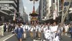 Ornate floats parade through the streets of Kyoto at Gion Festival