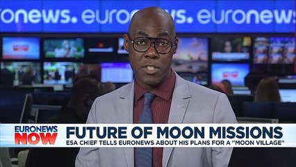 Moon-landing 50th anniversary: Europe's space chief outlines plans for 'moon village'