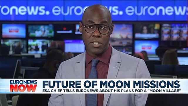 Moon-landing 50th anniversary: Europe's space chief outlines plans for 'moon village'