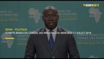 Benin : compte rendu du conseil des ministres du mercredi 17 juillet 2019