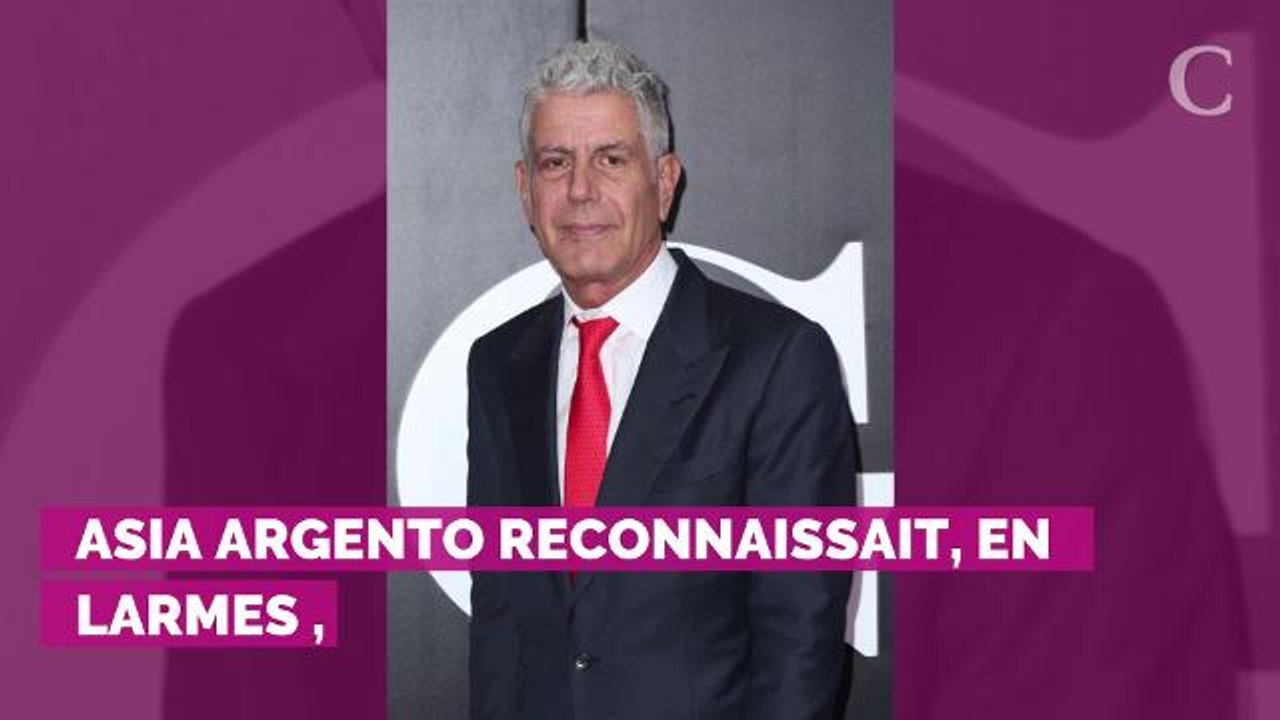 Anthony Bourdain, l'ex d'Asia Argento, nommé aux Emmy Awards.....