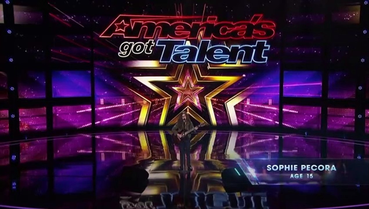 America's Got Talent 2019 Sophie Pecora Singer Golden Buzzer Judges Cuts Week 1