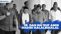 Jusuf Kalla dan Ma'ruf Amin hadiri Halalbihalal DMI dan MUI
