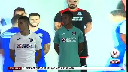 Cruz Azul presenta su nueva playera para el Apertura 2019