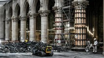 Notre Dame Katedrali’ndeki hasarın boyutu görüntülendi