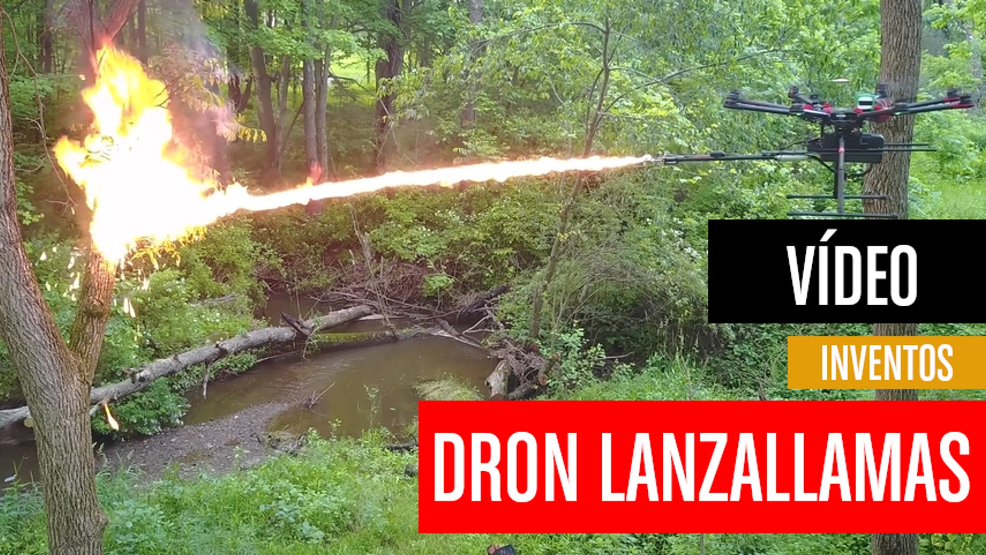 CH] El lanzallamas para drones ya está a la venta - Vídeo Dailymotion