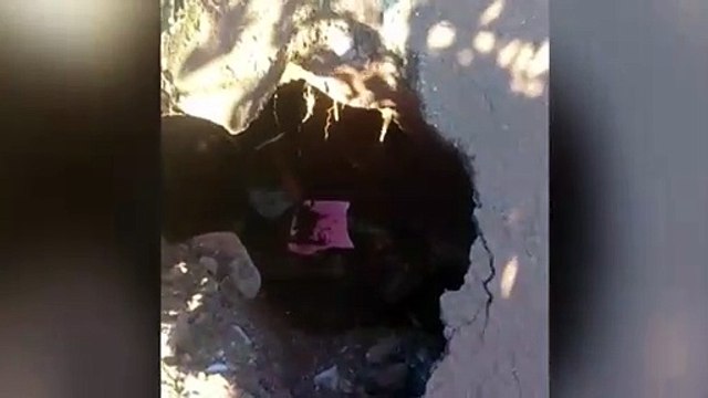 Moradora pede providências para buraco na Rua Monsenhor Guilherme