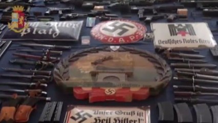 La policía italiana incauta un misil y armas a un grupo de extrema derecha