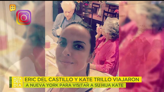 ¡PADRES ORGULLOSOS! Eric del Castillo y su esposa Kate se fueron a Nueva York para ver a Kate.