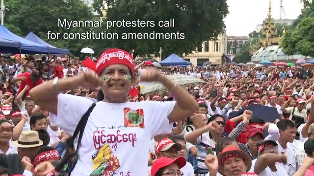 Myanmar protests demand military loosen grip on politics