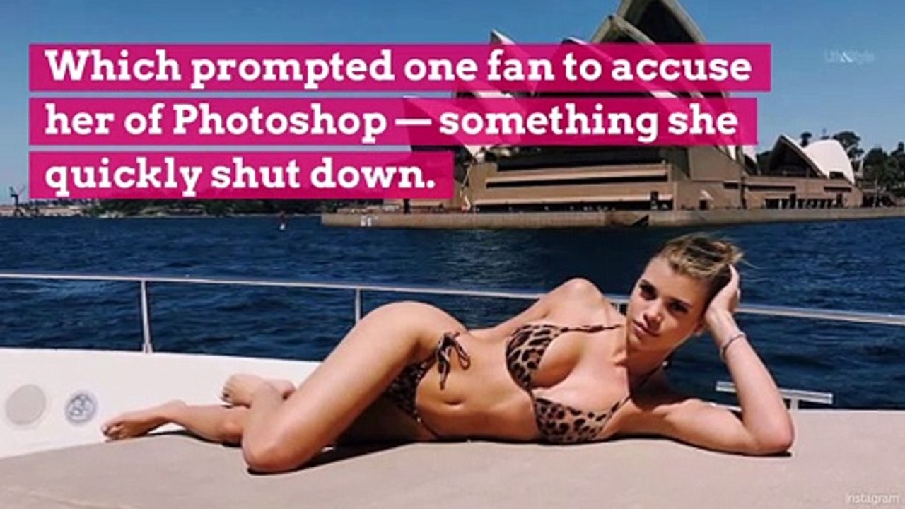 Sofia Richie Responds to Photoshopping Accusations and Yeah, Her Body Is Actually *That* Perfect