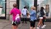 Fake mannequin prank startles pedestrians in Ireland