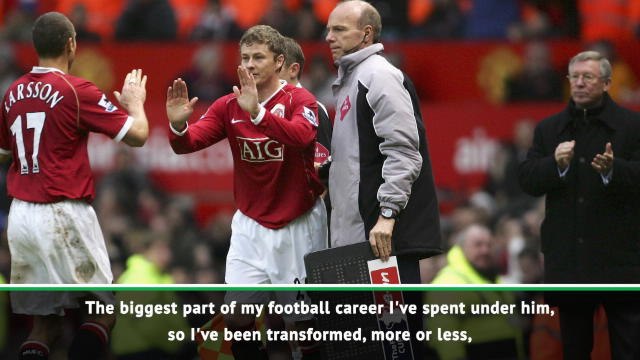 Alex Ferguson's only been to two training sessions - Solskjaer