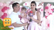 ¡GRAN FESTEJO! Edwin Luna y su esposa Kim celebraron el primer año de su hija Gianna.