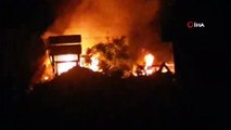 Tüp patladı, 4 ev alev alev böyle yandı: 1 ölü