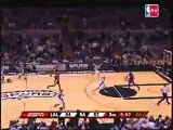 Manu Ginobili and Tony Parker execute a pretty through-the-l