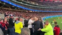 Shocking brawl between Man United and Leeds United fans in Perth