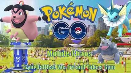 Pokémon Go ☼ Gym Battles ! ☼ FUN! ☼ Not at Go Fest =(