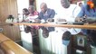 Point de presse des 3  Groupes parlementaires de l'opposition Vox populi, PDCI-RDA et Rassemblement. Déclaration lue par l'Honorable Akoto Olivier du PDCI.