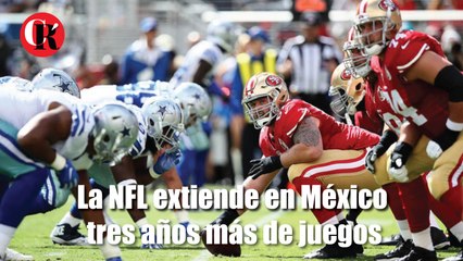 La NFL extiende en México tres años más de juegos
