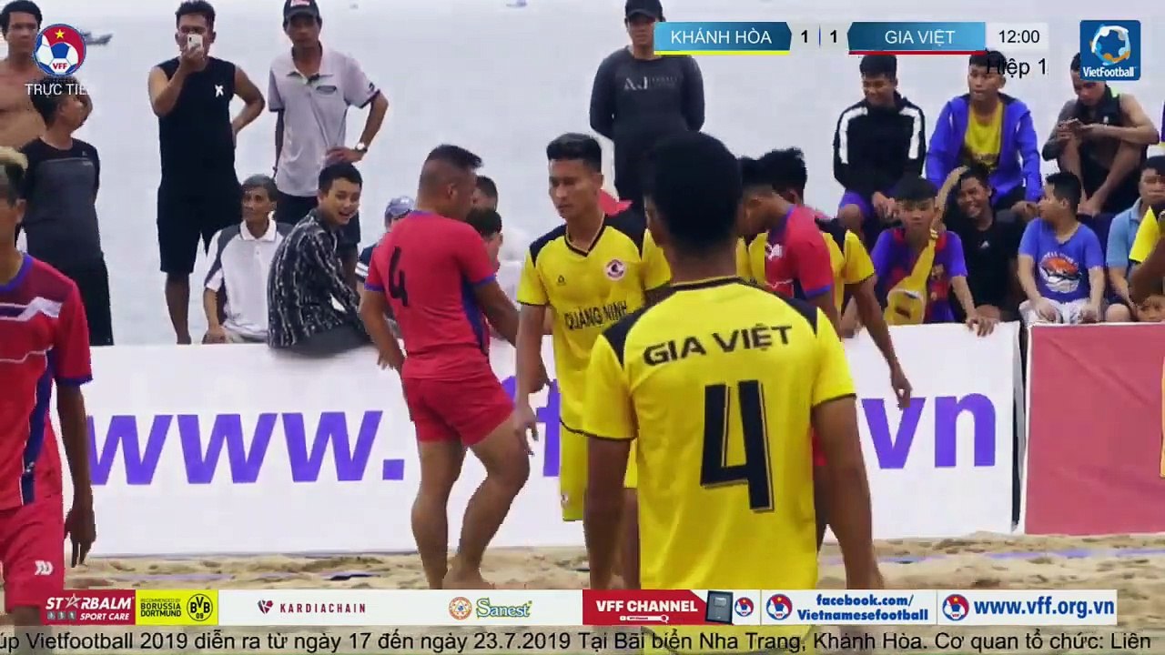 TRỰC TIẾP | KHÁNH HÒA - GIA VIỆT | Giải bóng đá Bãi biển Vô địch Quốc gia | VFF Channel