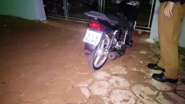 Moto que havia sido furtada em Toledo é localizada pela PM no Cascavel Velho