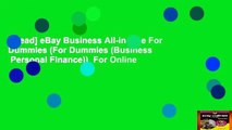 [Read] eBay Business All-in-One For Dummies (For Dummies (Business   Personal Finance))  For Online