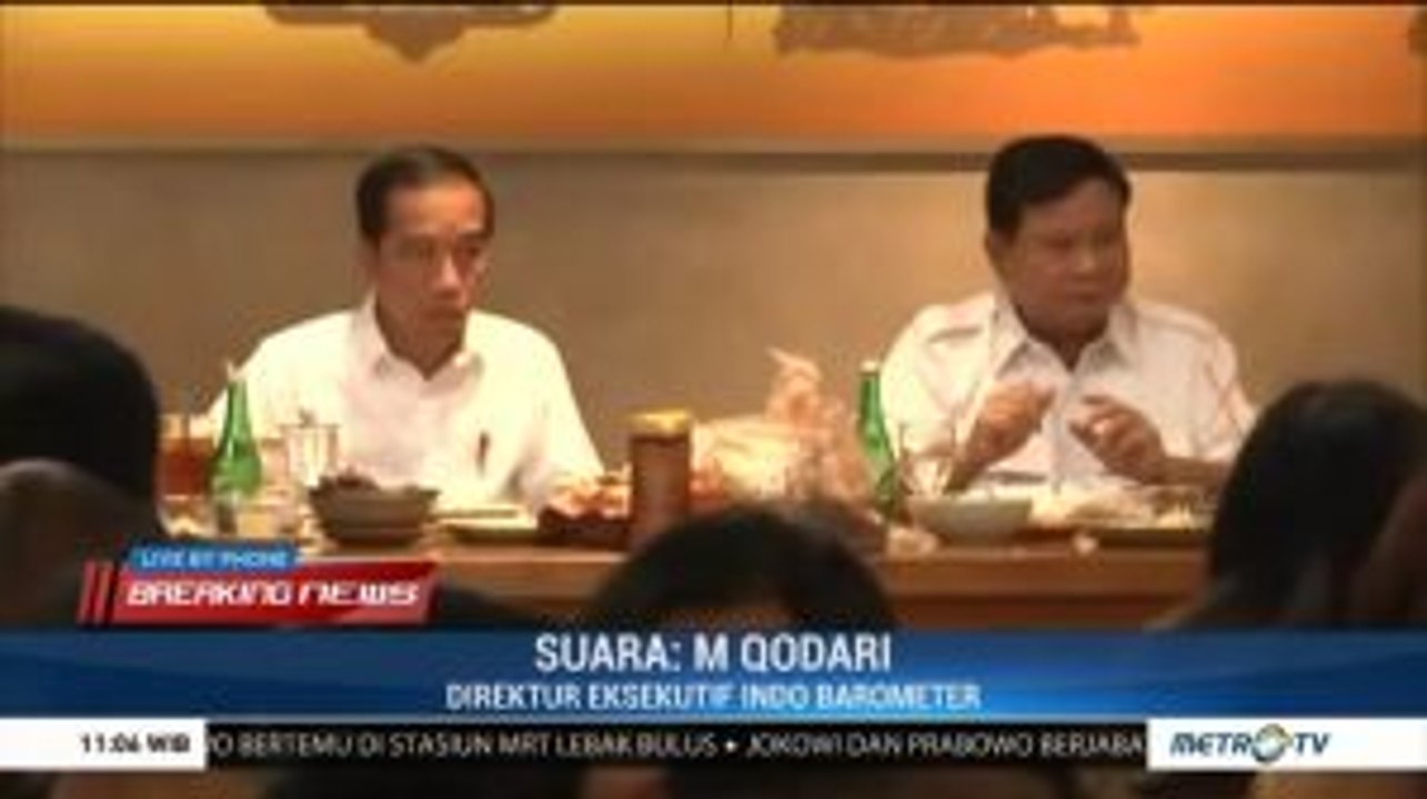 Pertemuan Jokowi dan Prabowo Jadi Kejutan Manis di Akhir Pekan