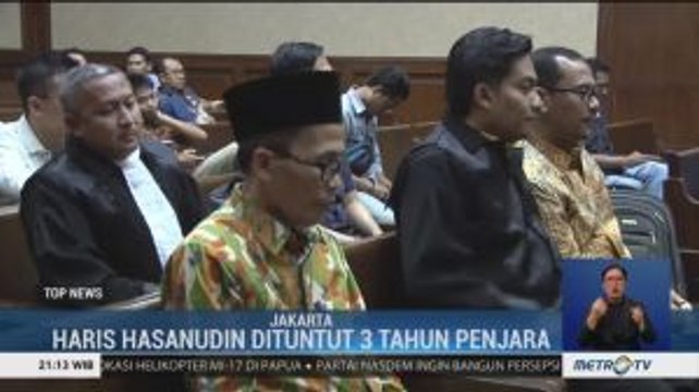 Kakanwil Kemenag Jatim Haris Hasanudin Dituntut 3 Tahun Penjara