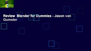 Review  Blender for Dummies - Jason van Gumster
