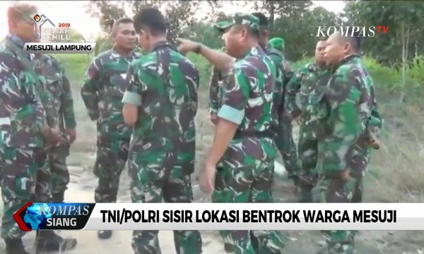 Personel TNI-Polri Jaga Lokasi Bentrok yang Tewaskan 3 Orang di Mesuji