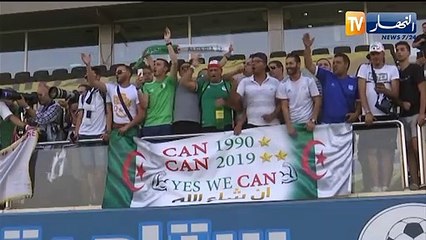 الخضر يجرون آخر حصة تدريبية بمصر قبل نهائي الكان