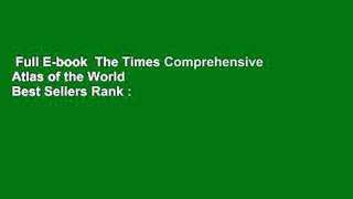 Full E-book  The Times Comprehensive Atlas of the World  Best Sellers Rank : #3