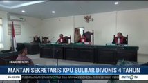 Korupsi APK, Mantan Sekretaris KPU Sulbar Divonis 4 Tahun Penjara