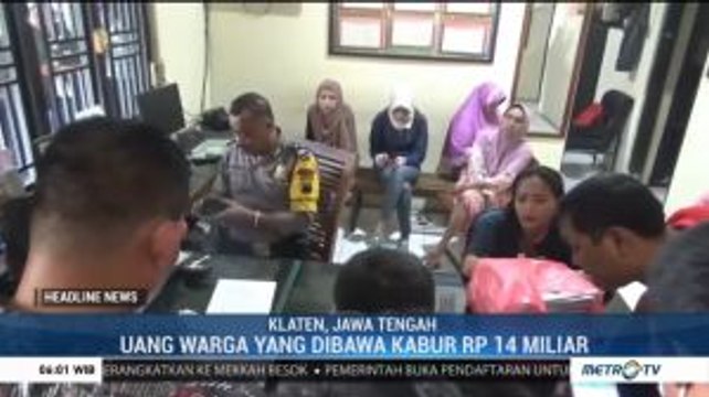 Ribuan Warga Klaten Tertipu Investasi Bodong