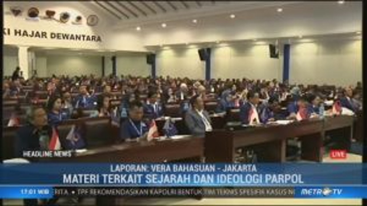 Sekolah Legislatif Partai NasDem Sampaikan Materi Sejarah dan Ideologi Parpol