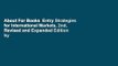 About For Books  Entry Strategies for International Markets, 2nd, Revised and Expanded Edition by