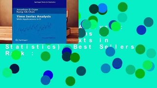 Time Series Analysis: With Applications in R (Springer Texts in Statistics)  Best Sellers Rank :