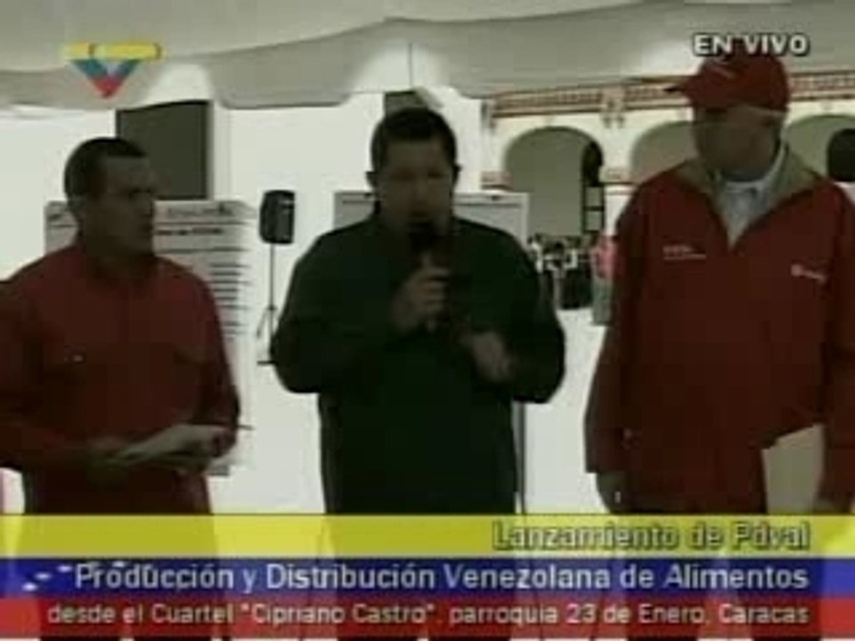 Chávez en PDVAL