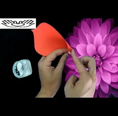 Instructions for making dahlia flowers in paper | Hướng dẫn làm lhoa thuọc