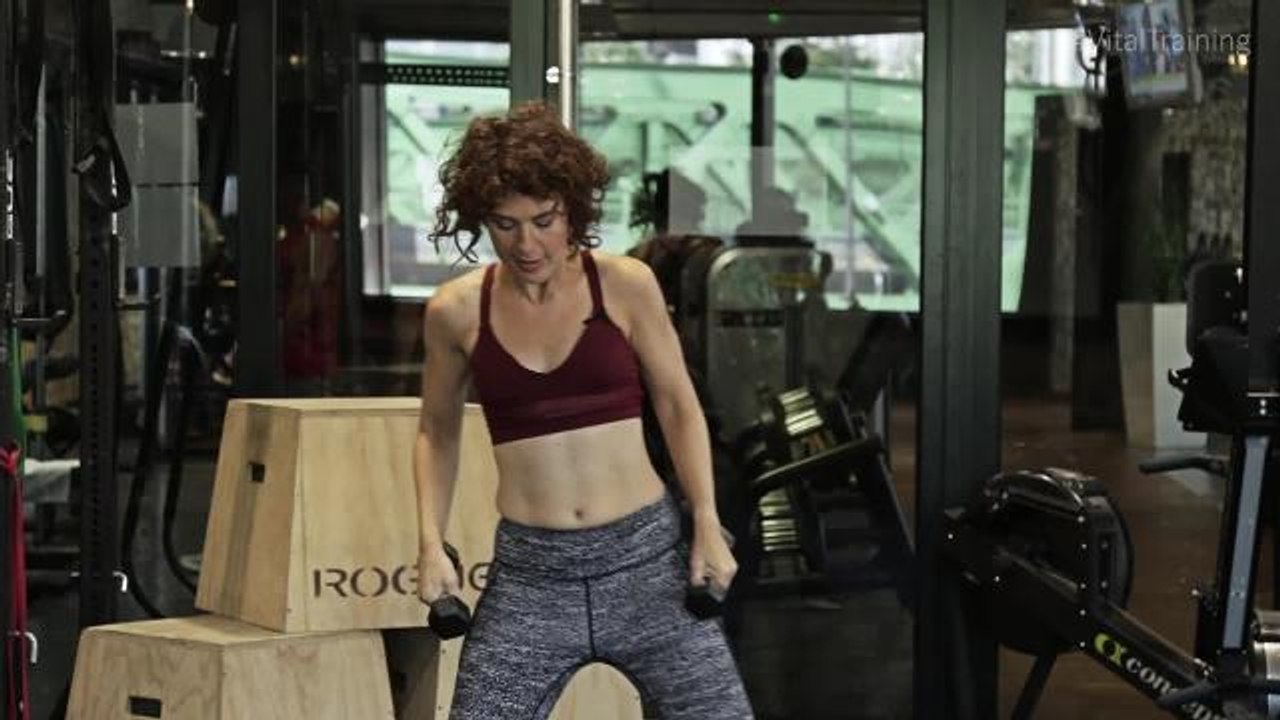 16 - Cardio-training #2 - 2 - Squat Developpe Epaule Haltere_1_1