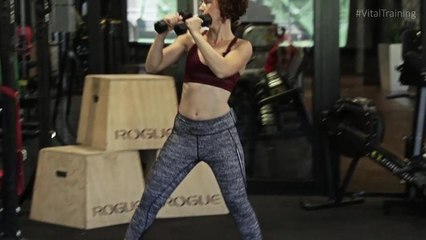 16 - Cardio-training #2 - 4 - Fente Lateral Rotation Haltere_1