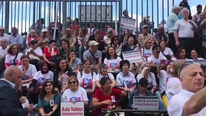 Canan Kaftancıoğlu'nun ikinci duruşması öncesinde Çağlayan Adliyesi'nden görüntüler