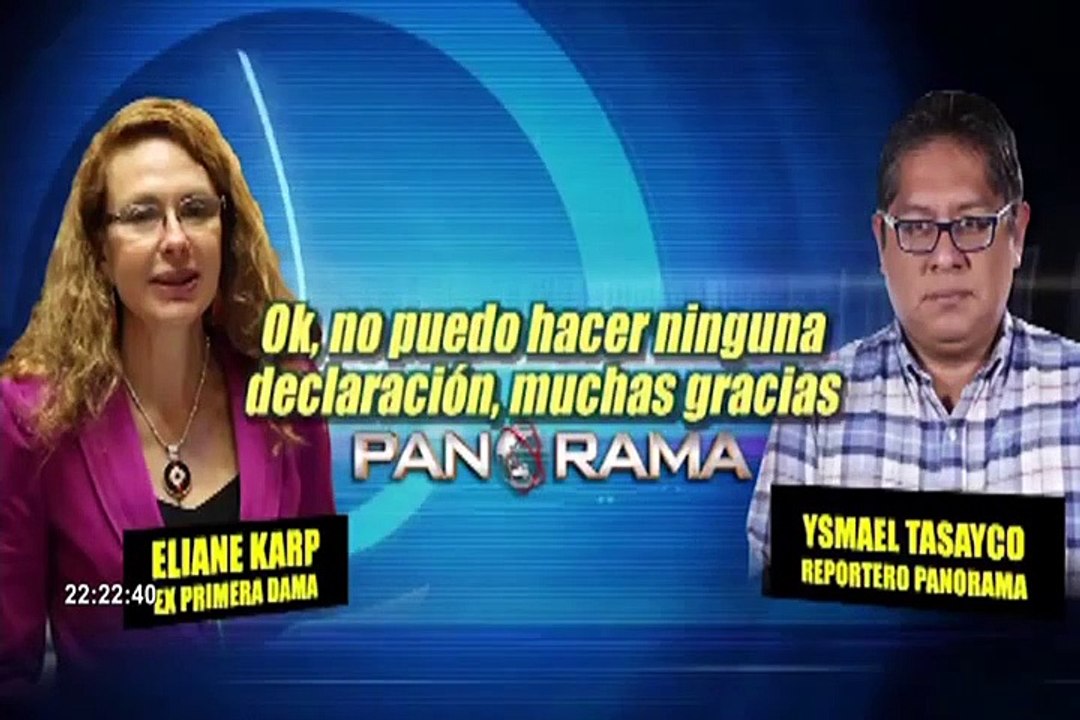 Eliane Karp fingió ser otra persona en comunicación con periodista de Panorama