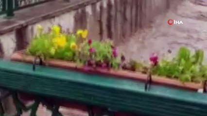 Düzce’de aşırı yağışlar Cumayeri ve Akçakoca ilçelerini vurdu... Dereler taştı, yollar göle döndü