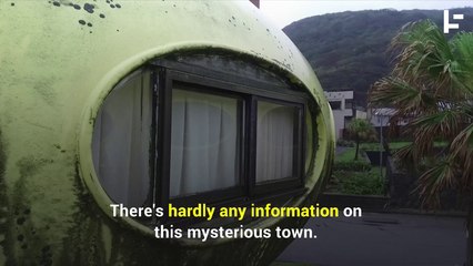 This Eerie Ghost Town Has Houses Shaped Like UFOs