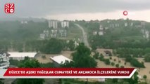 Düzce’de aşırı yağışlar Cumayeri ve Akçakoca ilçelerini vurdu