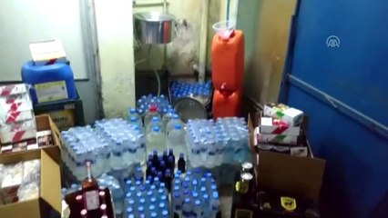 Kaçak ve sahte içki operasyonu